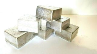 Scrap Pewter 15,  Lbs Smashed Melted Bars