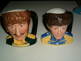 LIMITED EDITION ROYAL DOULTON BEATLES MUGS TOBY JUGS SGT PEPPER Cond. 2