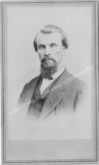 CDV of an Unknown Bearded Gentleman with Suit 3