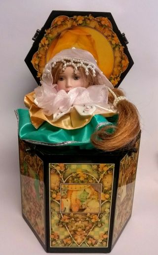 Vintage,  Cinderella Jack In The Box,  Music Box Enesco,  Gift Gallery
