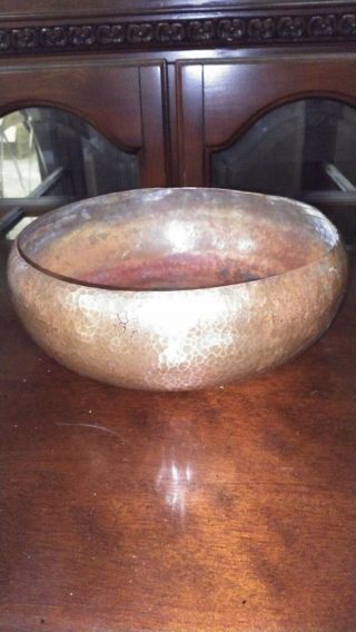 Jarvie Hammered copper bowl 2