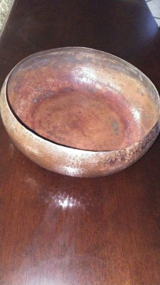 Jarvie Hammered copper bowl 3