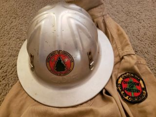 California Division Of Forestry Helmet Cdf Helmet And Shirt