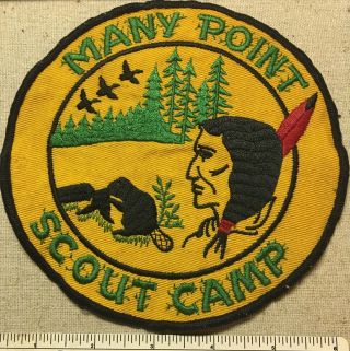 Vintage Many Point Scout Ranch Boy Scouts Jacket Patch Bsa Camp Mn Wi 1960s