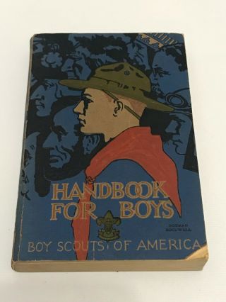 Vintage Boy Scouts Of America Handbook For Boys First Ed 1931 Norman Rockwell