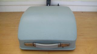 VINTAGE HERMES 3000 PORTABLE TYPEWRITER W/ CASE AND INSTRUCTIONS,  PERFECT 2