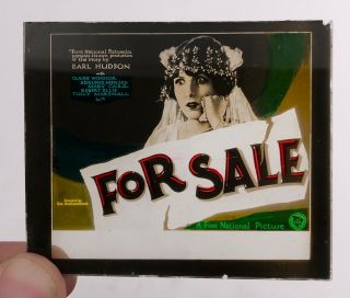 Large Group Of 1900s Glass Color Movie Theater Preview Advertising Ad Slides 9