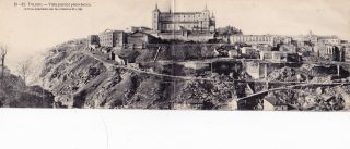 Bifold Postcard; Toledo,  Spain,  1900 - 1910 