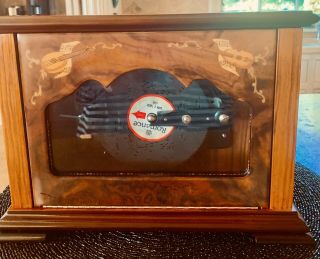 Exquisite Swiss Thorens Italian Inlaid Wood Music Box With 11 Discs