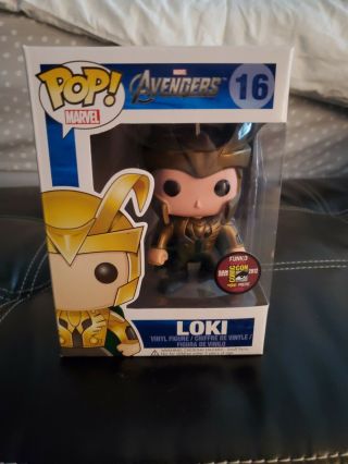 Funko POP Marvel Avengers Loki 16 SDCC LTD 480 Gold Helmet TOP GRAIL 2