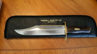 Randall Made Knife knives Brass Back Smithsonian Bowie 9