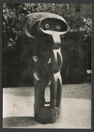 Jacques Lipchitz: Figure 1926 - 30 Bronze Sculpture,  1950s Moma Rppc Postcard