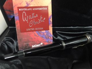 Montblanc Meisterstuck Agatha Christie Fountain pen limited edition 28606 2