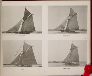 1896 American Yacht / Yachting Volume Of Photos By Stebbins " Yachtmans Album "