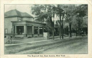 East Aurora Ny The Roycroft Inn 1911 Postcard P/c