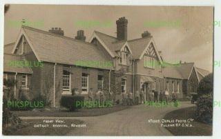 Ww1 Postcard Newbury District Hospital Berkshire Qualis Real Photo 1914 - 18