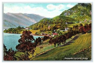 Vintage Postcard Norge Norway Telemarken From Lardal H11