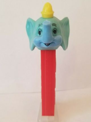Dumbo Elephant Pez No Feet Disney 3.  4 Stem 2 Tone Face