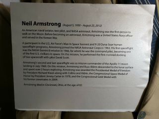 Neil Armstrong Wax Mannequin Figure,  Life size Apollo 11 Space Suit Astronaut 7