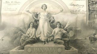 1915 Panama Pacific Bronze Ppie Award Certificate 19x24 San Francisco