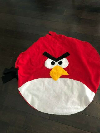 Angry birds costumes for family red bird,  blue bird,  yellow bird and 2 pigs 4