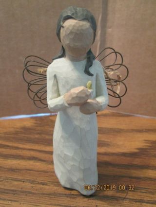 Willow Tree Demdaco Susan Lordi Figurine.  " Angel Of Warmth ".  2001.  No Box.