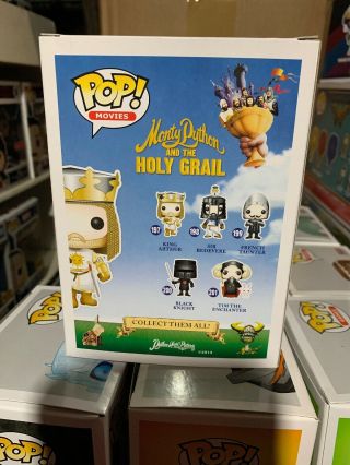 Funko POP Movies 197 King Arthur Monty Python And The Holy Grail Vaulted RARE 2