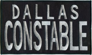 Dallas County Texas Tx Very Very Very Large Constable Sheriff Police Patch