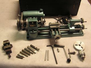 Unimat Db 200 Lathe With Loads Of Accessories - Box - Manuals -