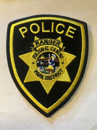 Fulton El - Camino Park District Police Ranger Ca California Police Patch