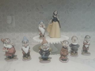 LLADRO COLLECTORS FIGURINE SNOW WHITE AND THE 7 DWARVES 2
