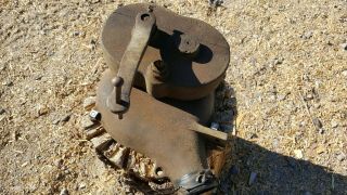 Antique ' Champion ' Blacksmith Blower Forge Tool 3