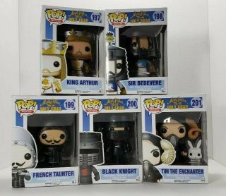 Funko Pop Monty Python And The Holy Grail Set Of 5 197 198 199 200 & 201
