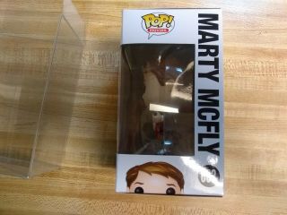Funko Pop Marty Mcfly W/ Guitar 602 W/pop protector Canada Expo Exclusive/ 2