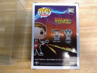 Funko Pop Marty Mcfly W/ Guitar 602 W/pop protector Canada Expo Exclusive/ 3