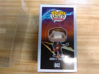 Funko Pop Marty Mcfly W/ Guitar 602 W/pop protector Canada Expo Exclusive/ 4