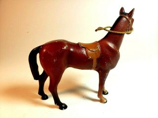 RARE HUBLEY SMALL SIZE CAST IRON HORSE FIGURE PAINT 2