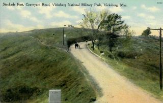 Stockade Fort Graveyard Road Vicksburg National Military Park Ms Mississippi