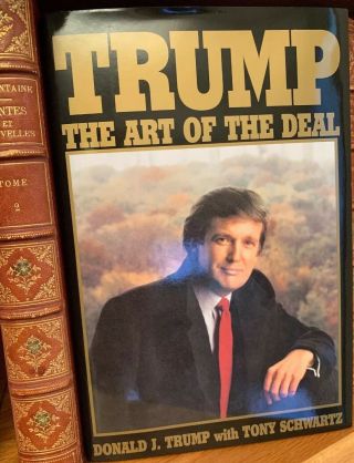 Trump The Art Of The Deal,  Certified,  Signed,  Autographed,  2016 Election Edition