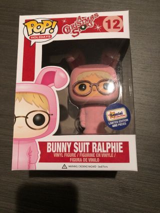 Funko Pop Holidays - A Christmas Story - Bunny Suit Ralphie - Gemini Exclusive - Flocked