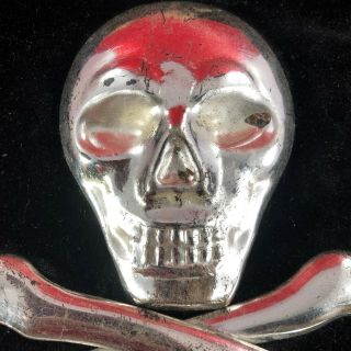 Antique Masonic Knights Templar Ames Sword Co.  Apron with Skull & Crossed Bones 8