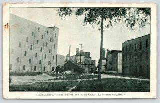 Lynchburg Ohio Freiberg & Workum Whiskey Distillery Prohibition Closed 1916 B&w