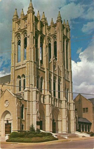 Postcard First Methodist Church,  Fort Worth,  Tx