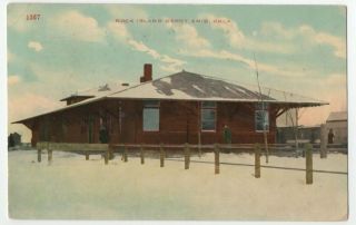 1910 Enid Oklahoma Rock Island Depot