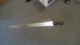 Albion Sovereign Sword w/blackened hardware and scabbard 3