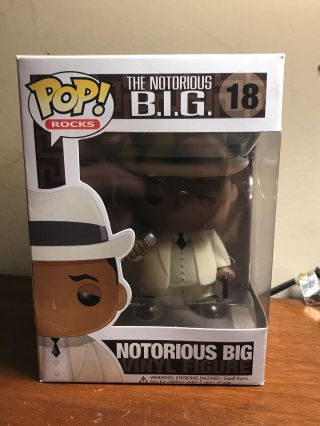 Notorious Big Funko Pop 18 With Hard Shell Case