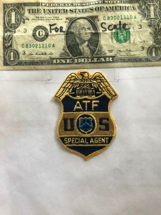 Atf Special Agent Police Patch In Great Shape