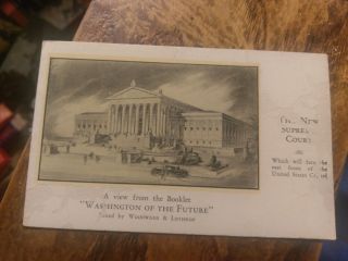 The Supreme Court Washington Dc Of The Future Postcard Woodward & Lothrop