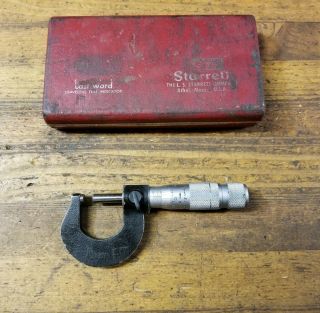 Vintage Brown & Sharpe Micrometer • Antique Machinist Precision Measuring Usa