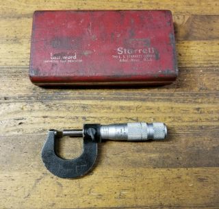 Vintage BROWN & SHARPE Micrometer • Antique Machinist Precision Measuring USA 3